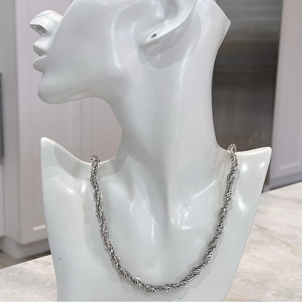 Men’s 6mm 24” Stainless Steel Twisted Link Chain